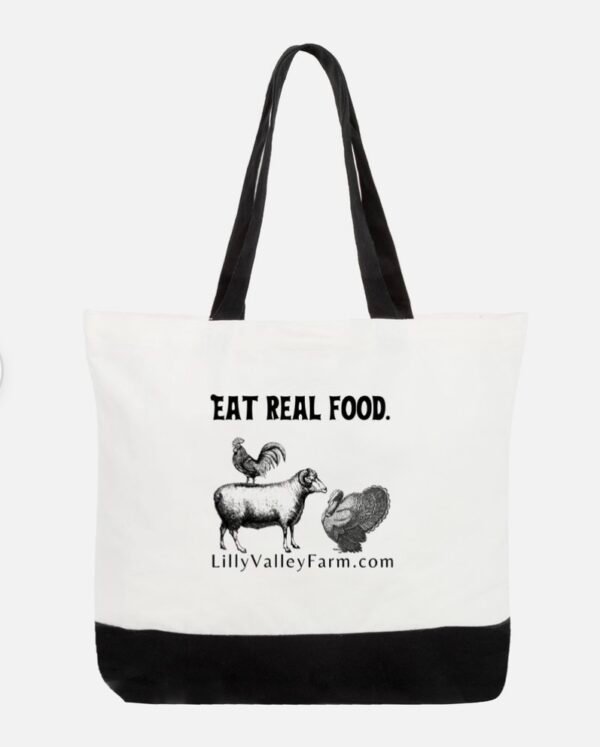 Canvas bag - Eat Real Food